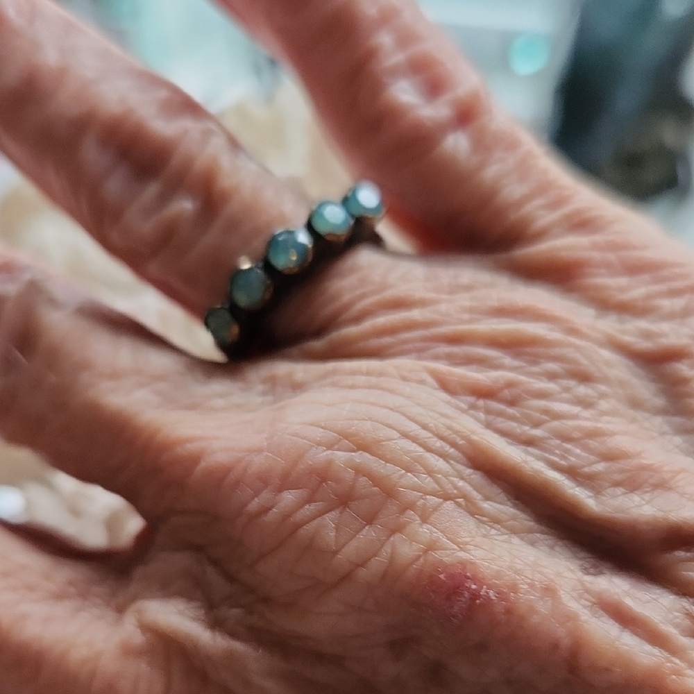 Sabika Aqua Stone Ring